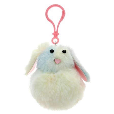Way To Celebrate Easter Pink Puff Key Ring
