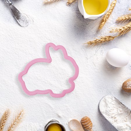 Way To Celebrate Easter Plastic Pink Bunny Gripper Cutter