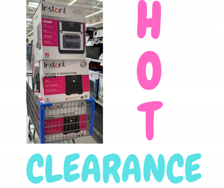 Instant Vortex Clearance Items Now Available at Walmart!!!!