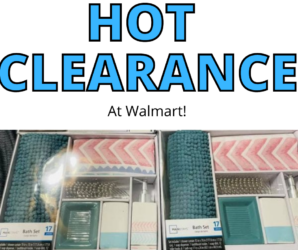 Mainstays 17pc Bathroom Set only $5.50 at Walmart HOT Member Find!!!!!