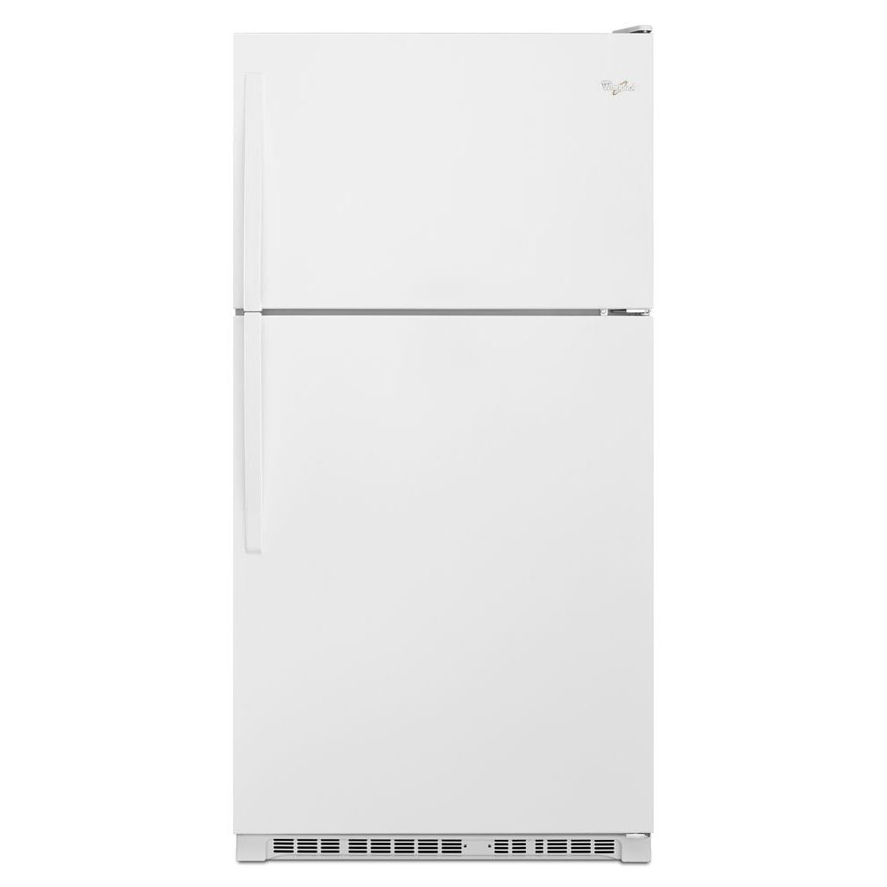 Whirlpool 20.5-cu ft Top-Freezer Refrigerator (White)