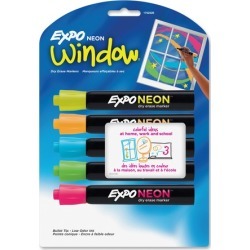 Wholesale Dry Erase Markers: Discounts on Expo Neon Window Neon Dry-erase Markers SAN1752226