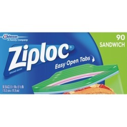 Wholesale Ziploc Bags: Discounts on Ziploc Brand Sandwich Bags SJN664545
