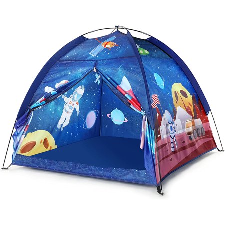 Wilwolfer Polyester Kids Space Dome tent for 3-8 Years Toddlers Playhouse Indoor Outdoor