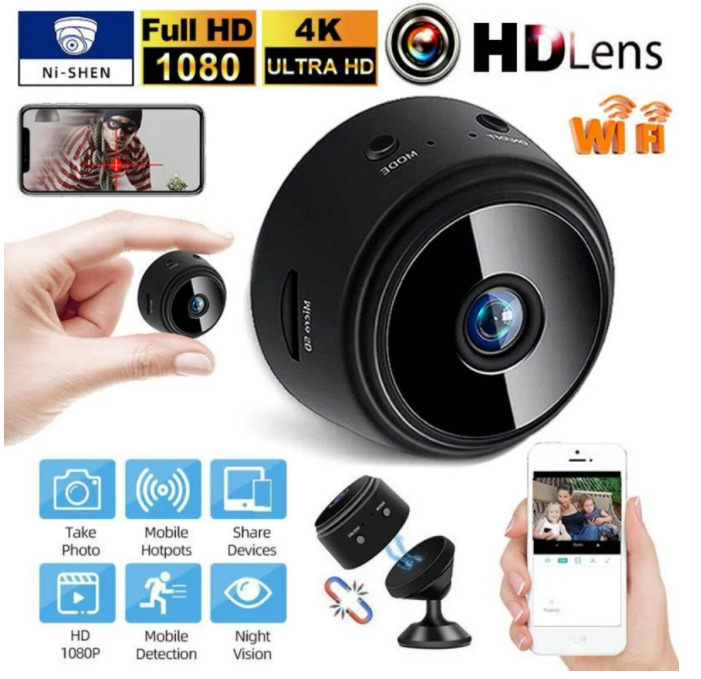 Wireless Mini Spy hidden Camera WiFi 1080P IP Camera Home Security Night Vision