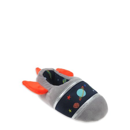 Wonder Nation Toddler Boys Space Slippers, Sizes 5-12