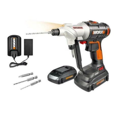 Worx WX176L.8 Switchdriver 20V MAX PowerShare Cordless 2-in-1 Cordless Drill & Driver