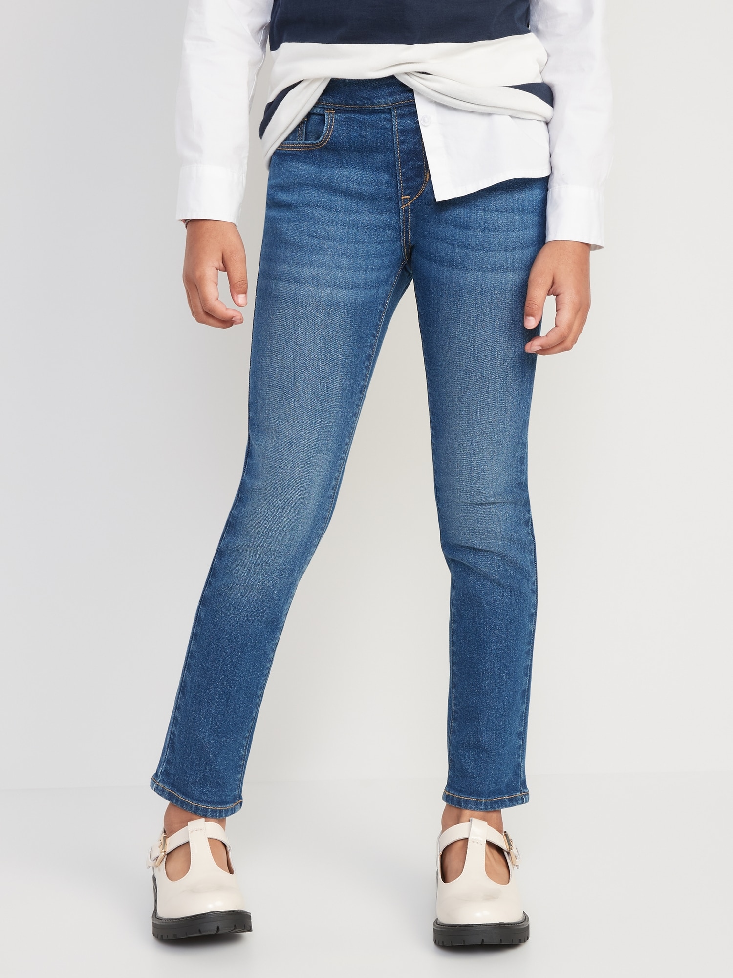 Wow Skinny Pull-On Jeans for Girls On Sale At Old Navy