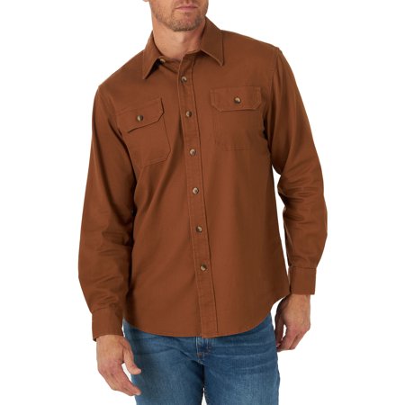 Wrangler Men's Long Sleeve Epic Soft Twill Woven Shirt