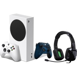 Xbox Series S Bundle with Midnight Forces Blue Controller and Tritton Headset