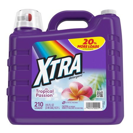 Xtra Liquid Laundry Detergent, Tropical Passion, 315oz