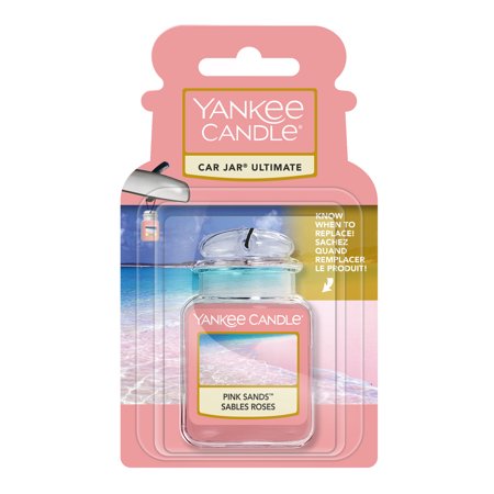 Yankee Candle Car Jar Ultimate Pink Sands Scent Hanging Air Freshener