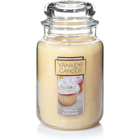 Yankee Candle Large Jar Candle Vanilla Cupcake, Cream