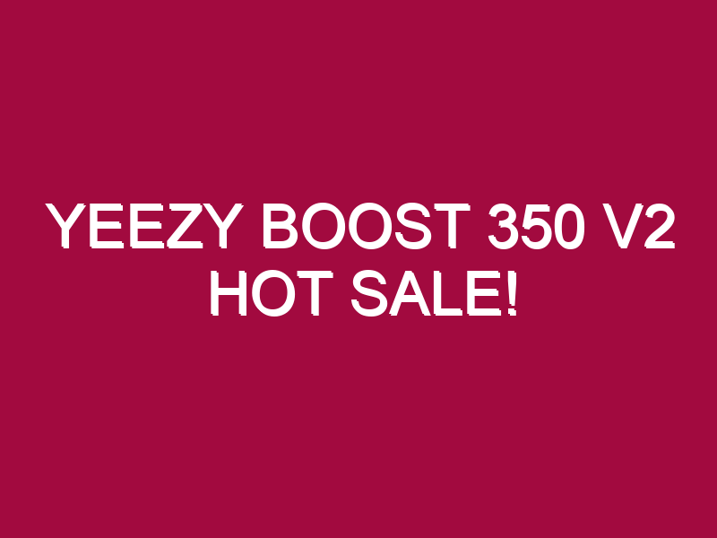 Yeezy Boost 350 V2 HOT SALE!