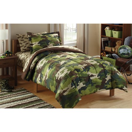 Your Zone Camouflage Bed in a Bag Coordinating Bedding Set