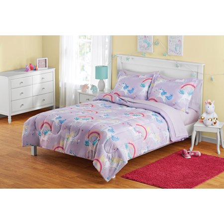 Your Zone Unicorn Bed-in-a-Bag Coordinating Bedding Set