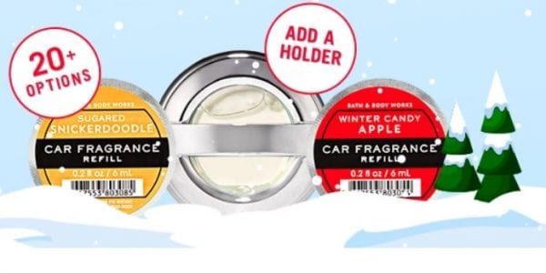 Bath & Body Works Car Fragrance Refills only $2.25! – TODAY ONLY!