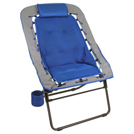 Zenithen Steel Folding Chair, Blue