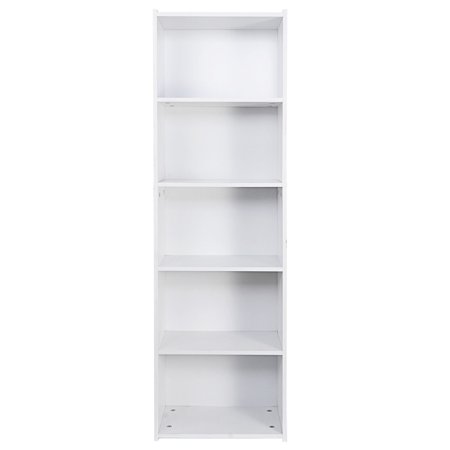 ZenStyle 5 Tier Bookcase Bookshelf Storage Wall Shelf Organizer Display Stand Home Office