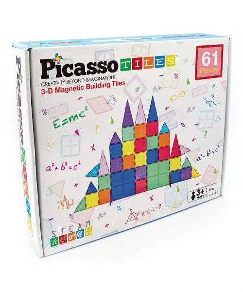 PicassoTiles 61 Piece Magnetic Set On Sale Today Only at Zulily!