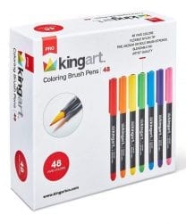 Kingart Coloring Brush Pens On Sale Today Only at Zulily!