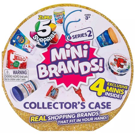 ZURU 5 Surprise Mini Brands! Series 2 Collector Case [Includes 4 Minis!]